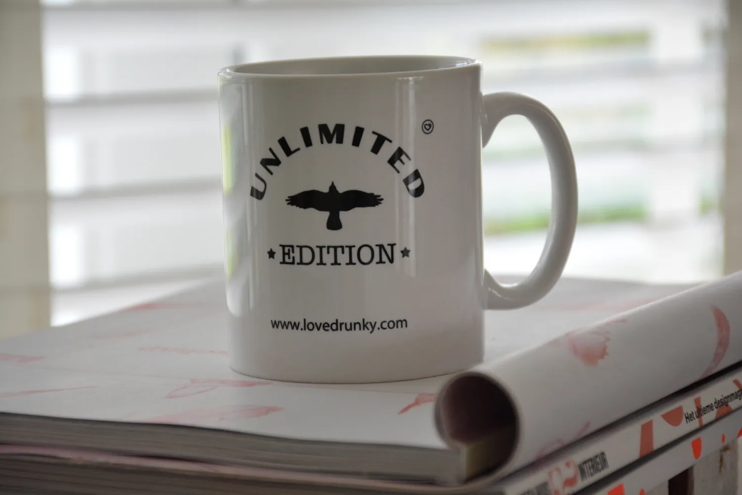 Unlimited Edition Love-Mugs Mok Liefde Opdruk