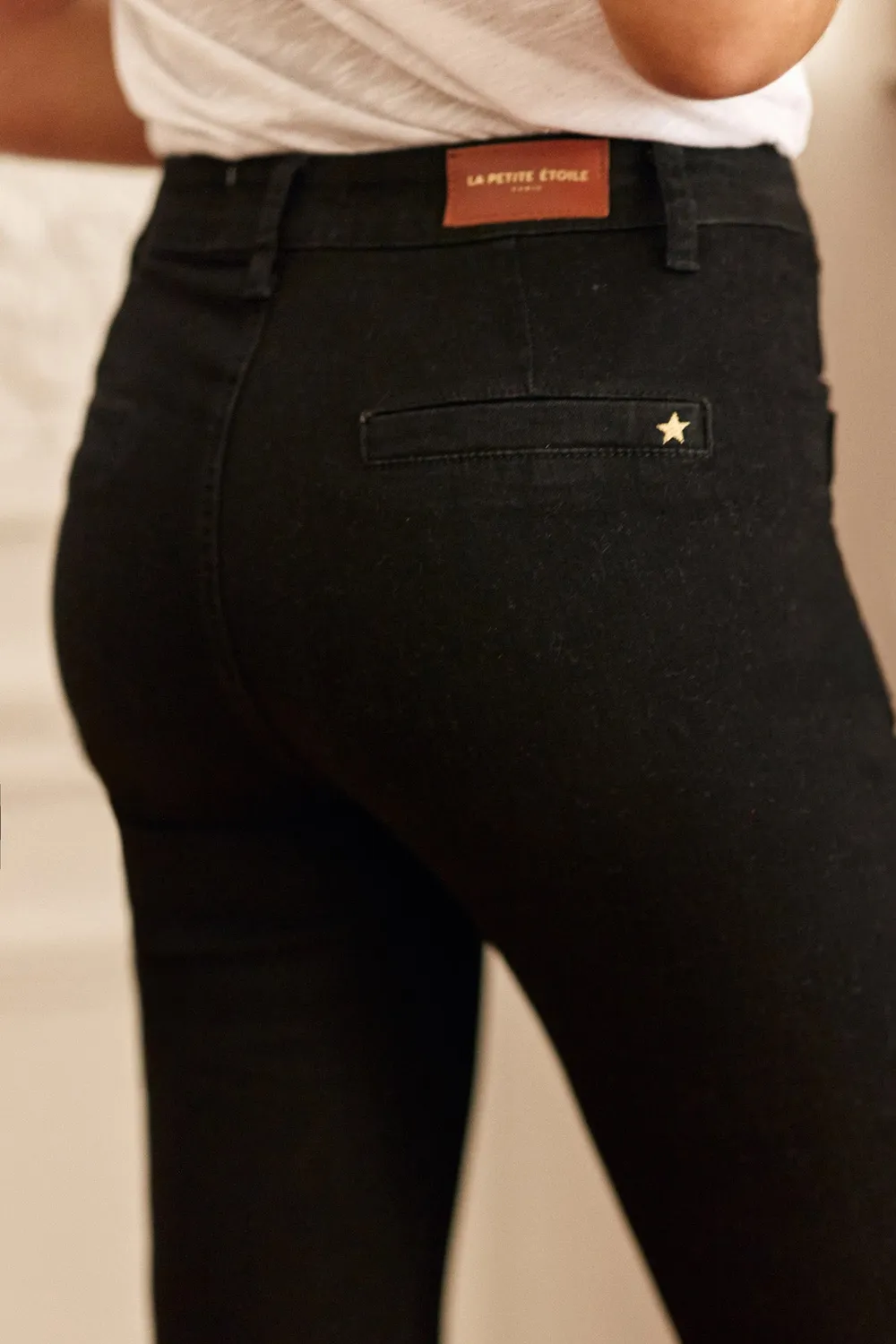 La Petite Etoile Sonny jeans flare zwart uitlopend
