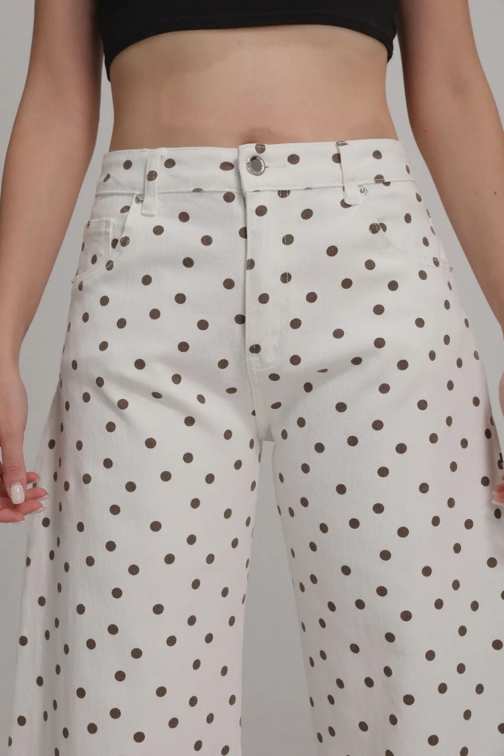 Amiek Yinthe balloon jeans wit stretch