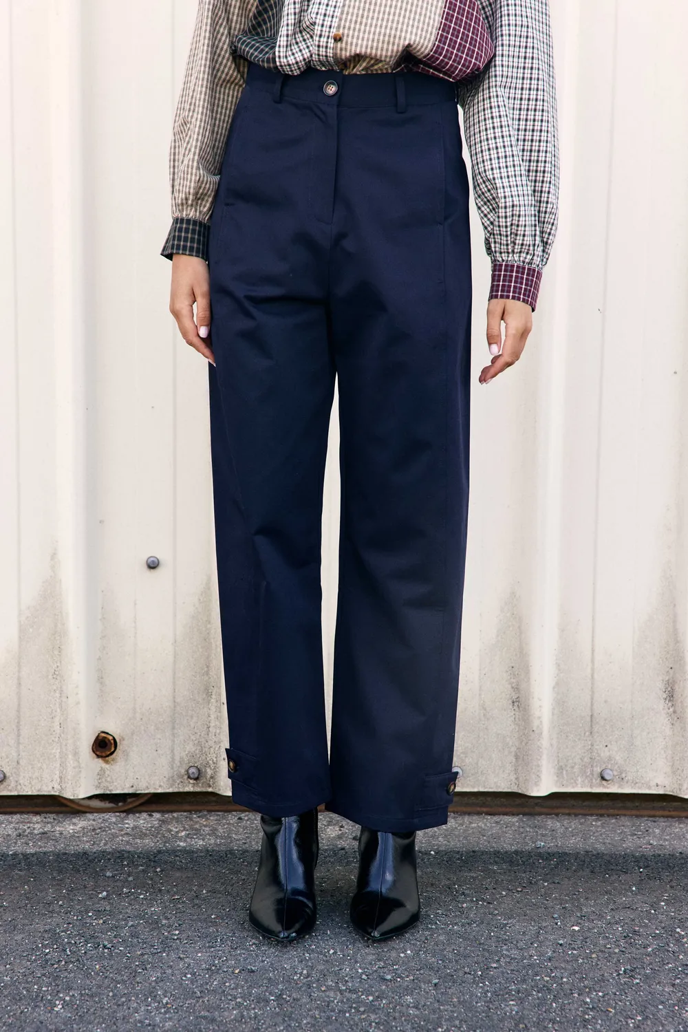 La Petite Etoile Prim barrel broek marineblauw
