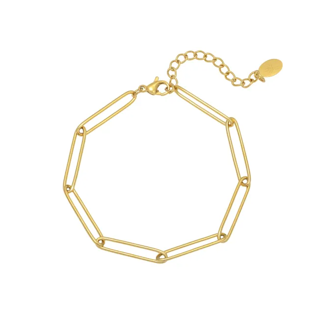 LOVEDRUNKY Chain Armband Goud Stainless Steel