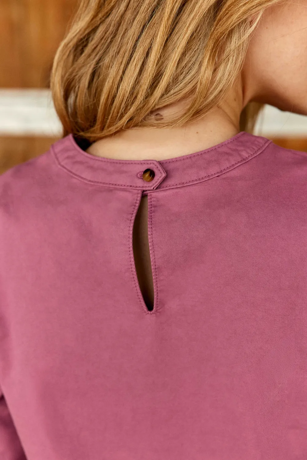 La Petite Etoile Ruolo jurk roze recht lange mouw
