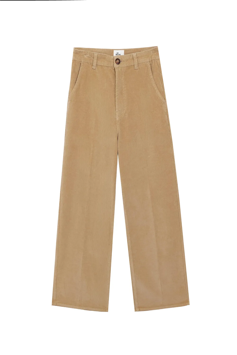 La Petite Etoile Petrona broek wijd beige corduroy