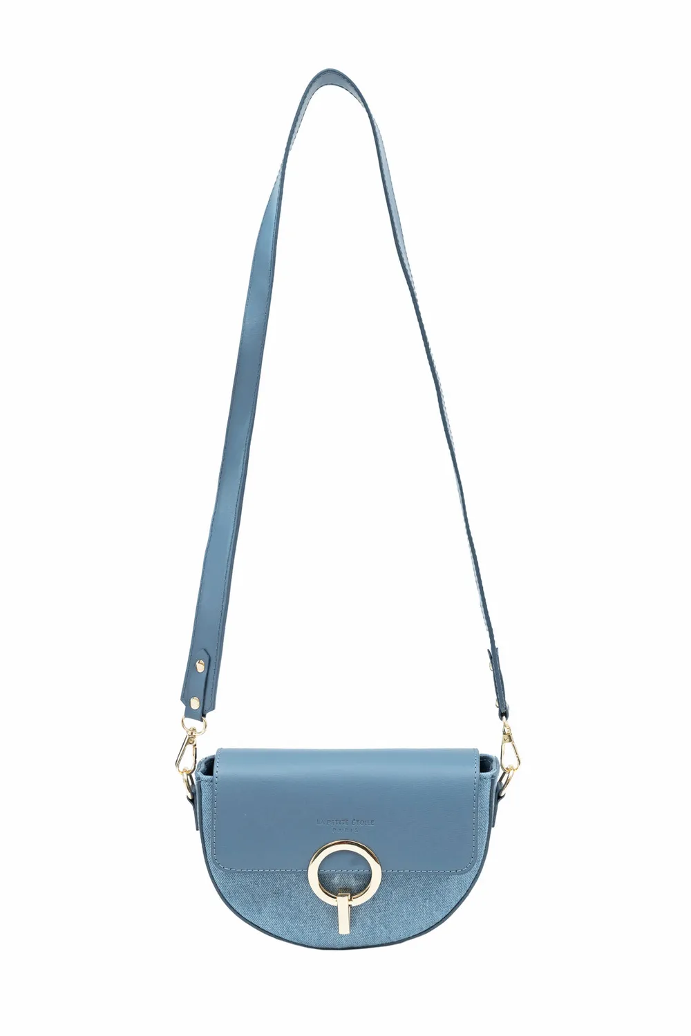 La Petite Etoile Jim leren handtas stone