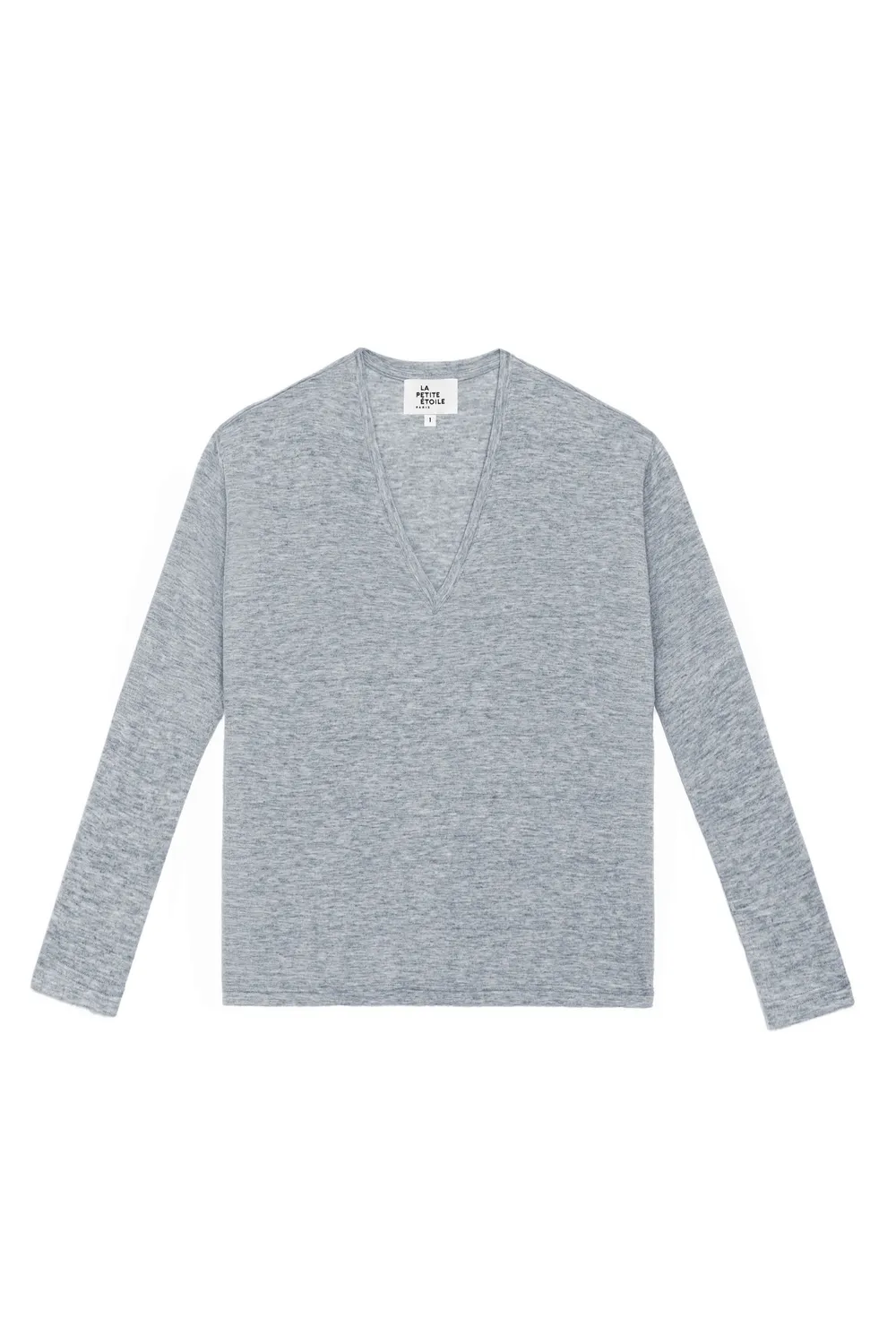 La Petite Etoile Tarcel shirt grijs lange mouw