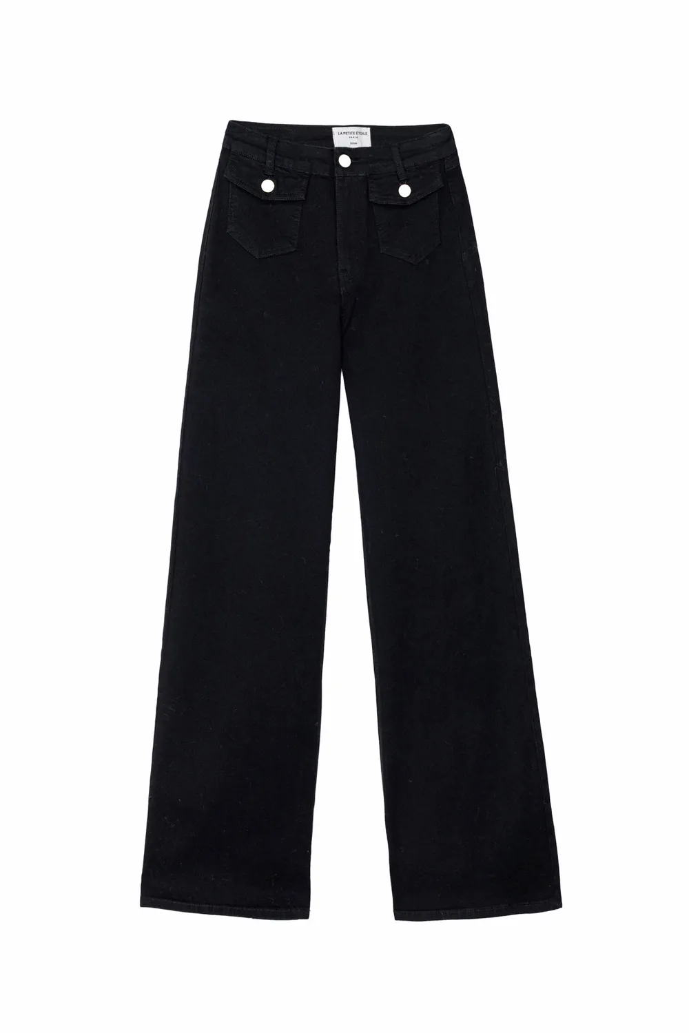 La Petite Etoile Peyton flare jeans zwart high waist
