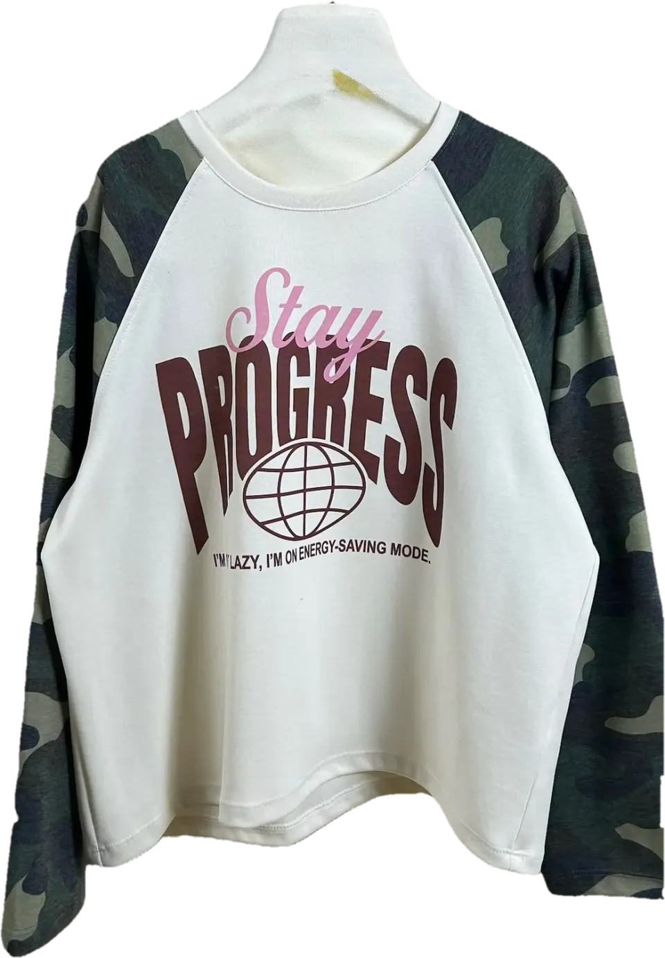 Amiek Stay Progress longsleeve army onesize