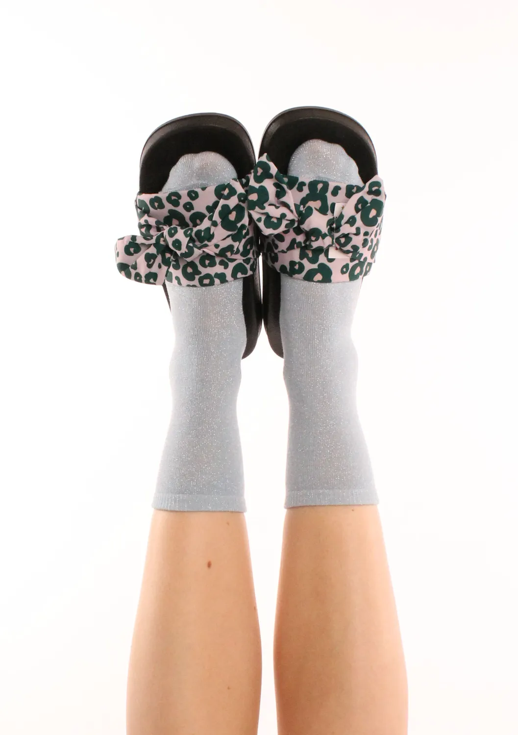 Pinned by K Luipaard Flipflop Groen Rubber Waterbestendig
