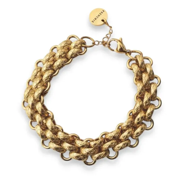 Amiek Gold Glam armband goud roestvrij staal