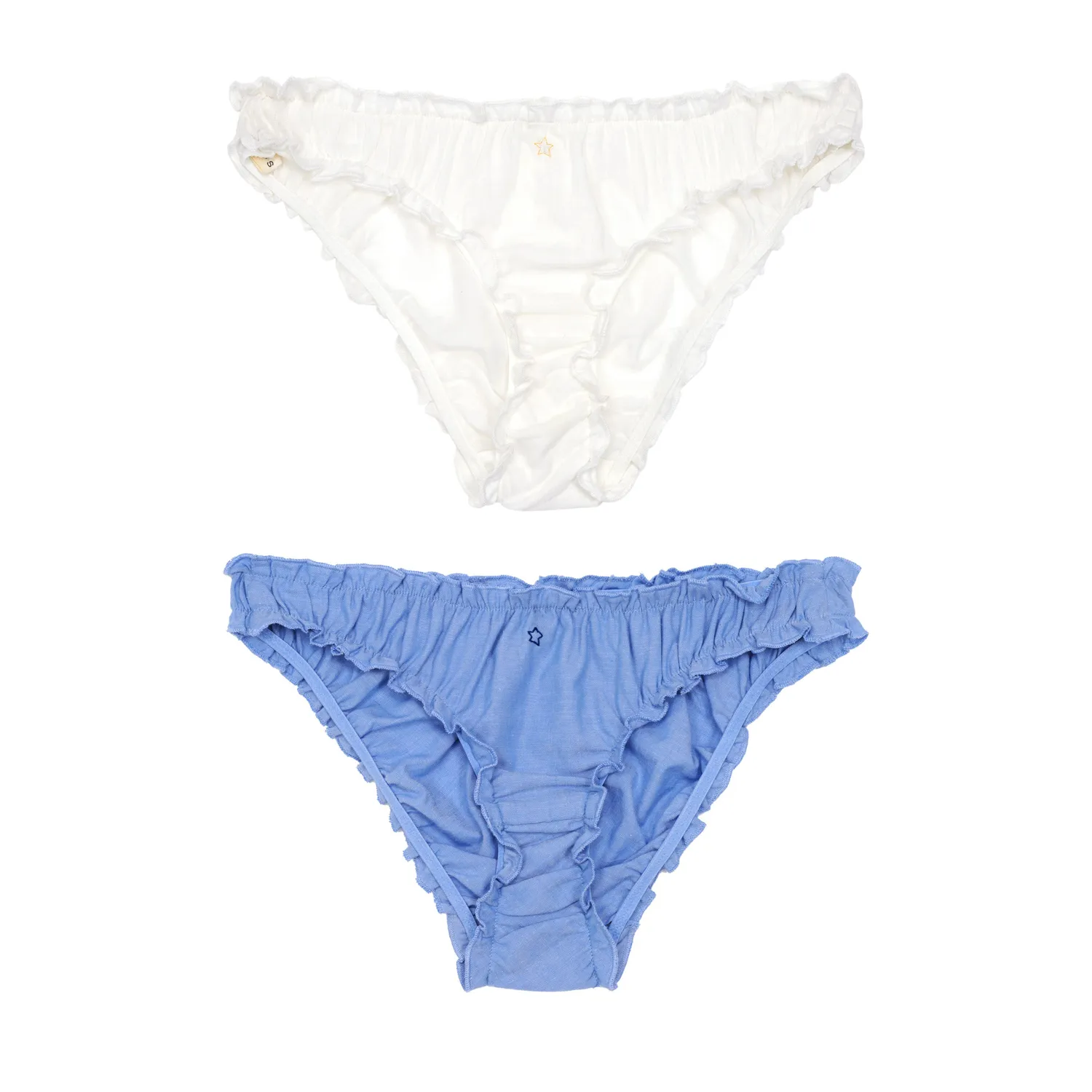 La Petite Etoile Enea slip ecru 2-pack katoen