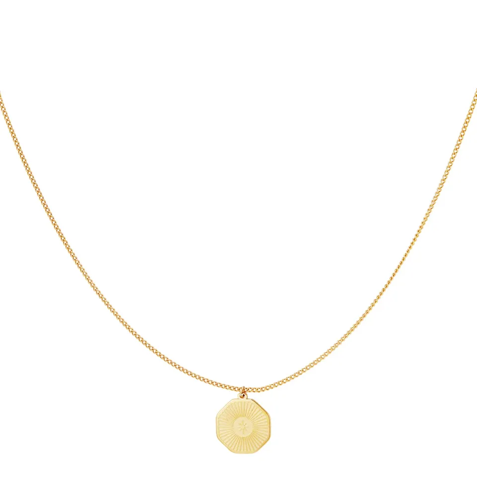 LOVEDRUNKY Charm Ketting goud verstelbaar