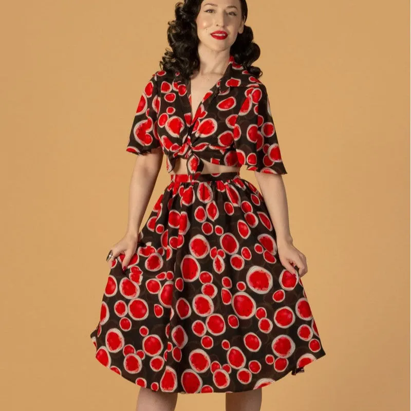 Tatyana Dorothy cirkelrok watermeloen print