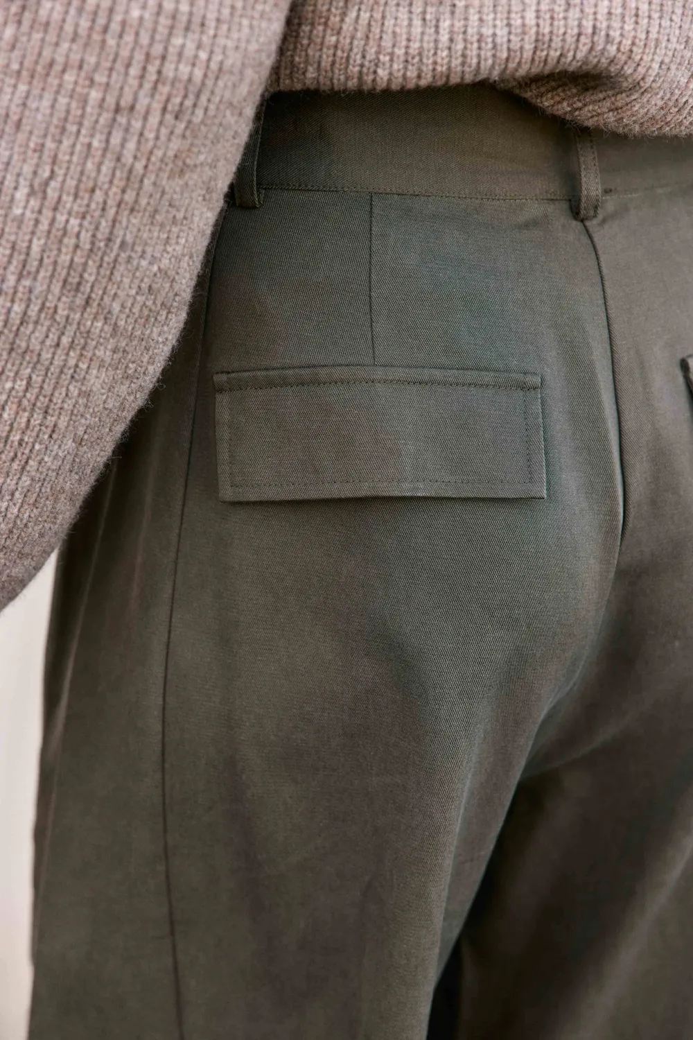 La Petite Etoile Pazy barrel broek kaki barrel