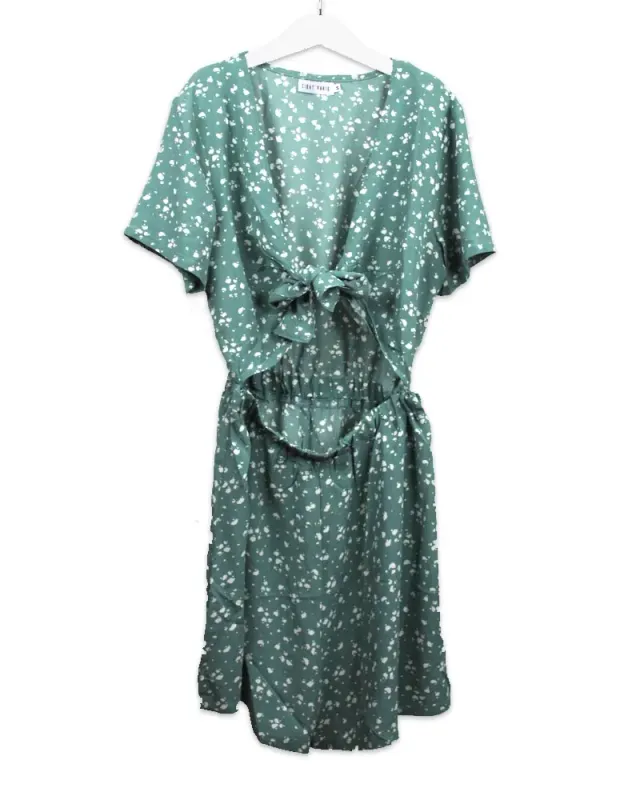 LOVEDRUNKY Cut Out jumpsuit mint strik