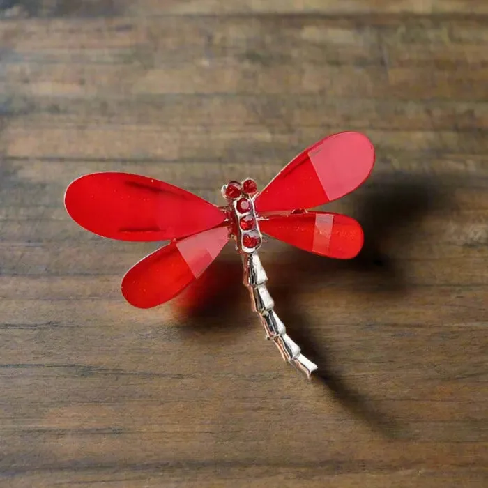Tatyana Enchanted Dragonfly broche groen libelle
