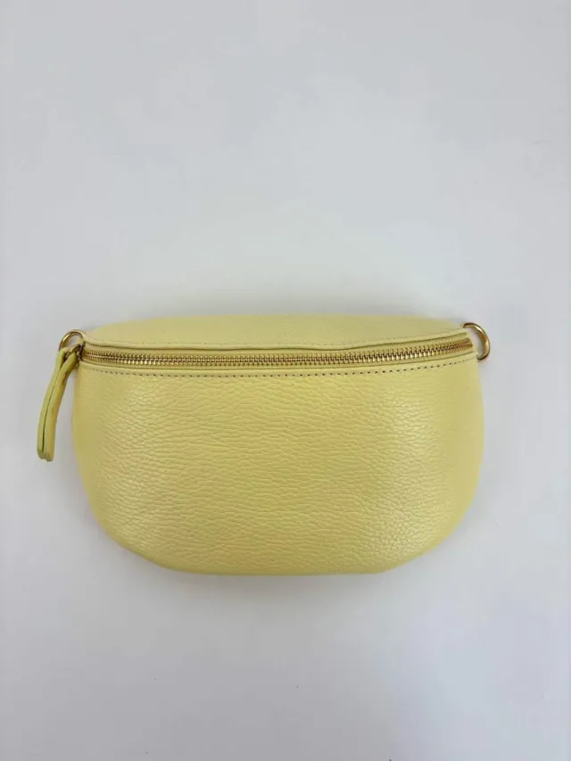 Amiek Nelly Heuptas Groot leer butter yellow 25cm