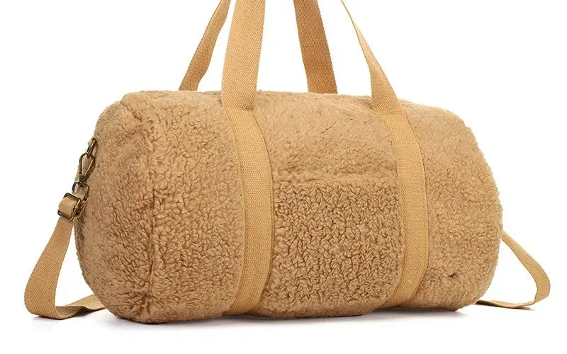 Amiek Portillo weekendtas camel vegan leer