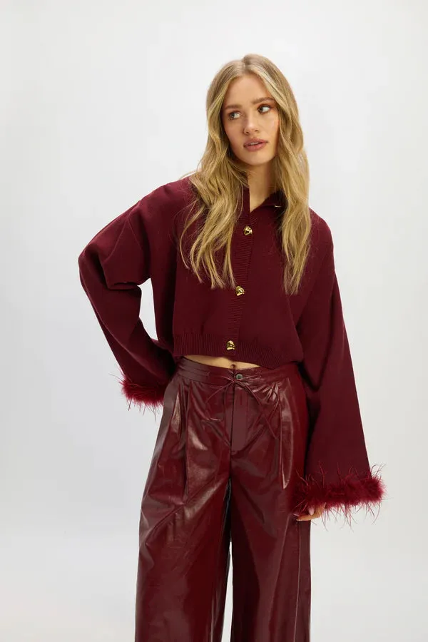 Amiek RF Vest Mady vest bordeaux oversized