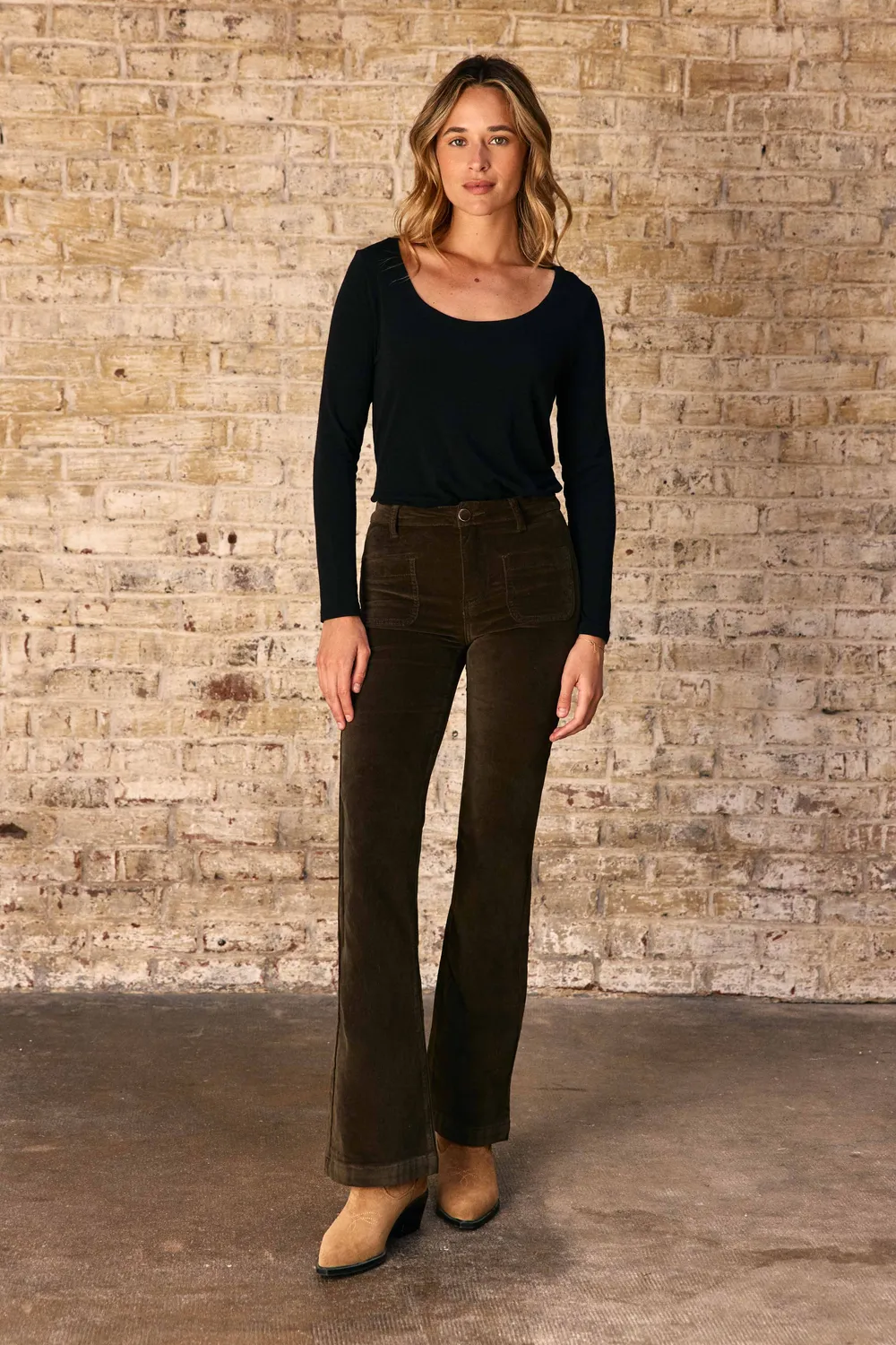 La Petite Etoile Tavy longsleeve shirt zwart ruim