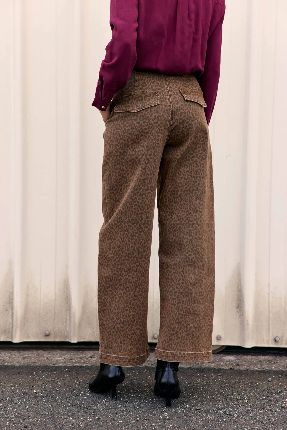 La Petite Etoile Pelyan barrel broek luipaard