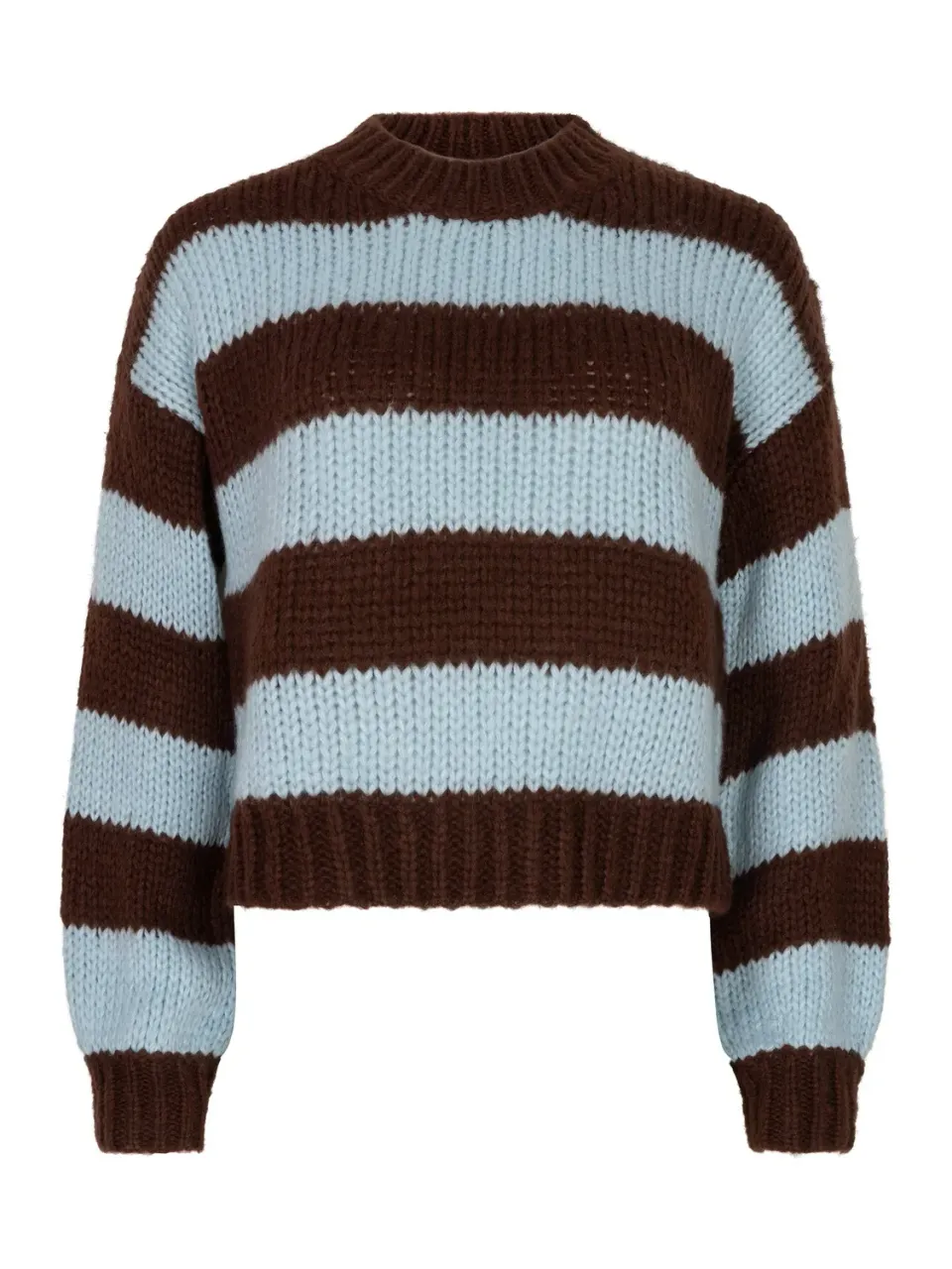 Amiek Knitted Sweater Brianna trui lichtblauw