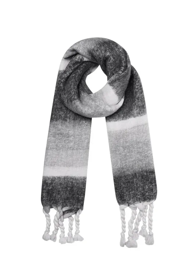 LOVEDRUNKY Ombre Sjaal grijs 180 cm