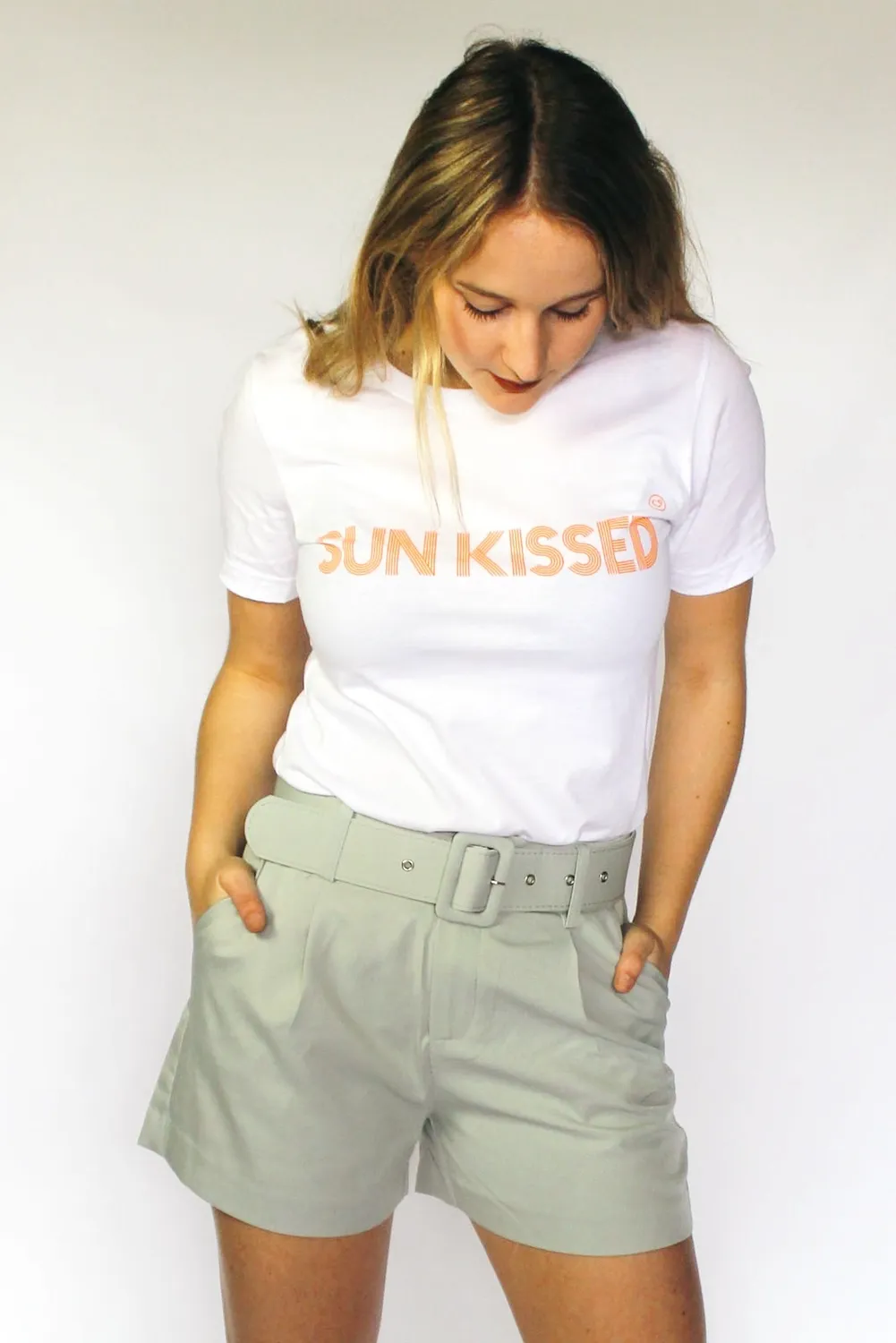 LOVEDRUNKY Short Suit short mint met riem