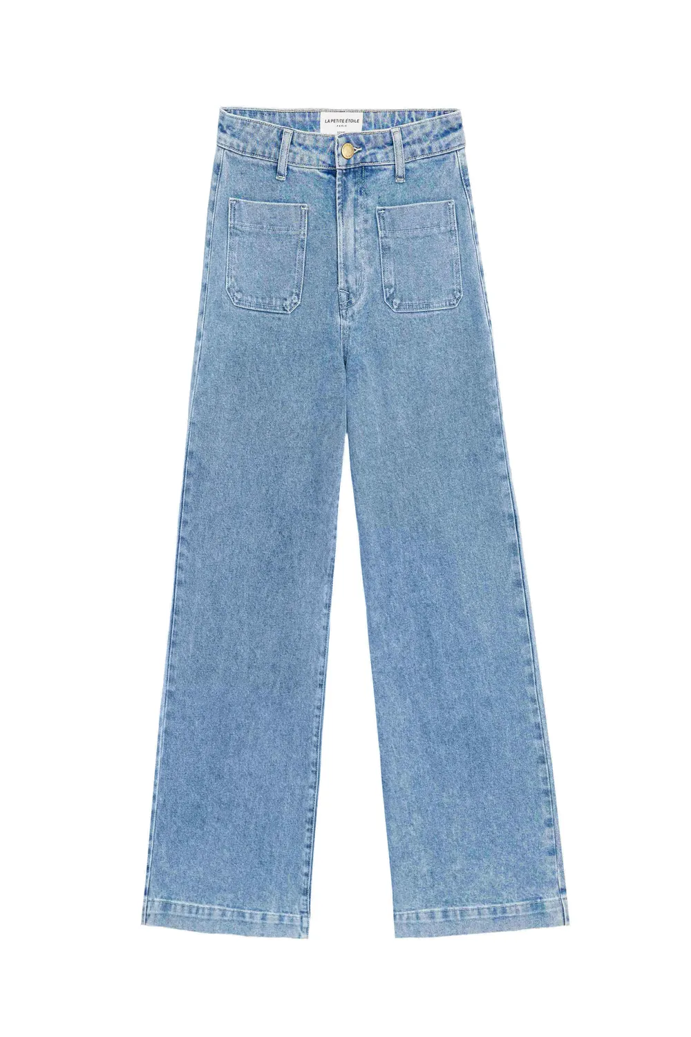 La Petite Etoile Atlanty jeans marble wash wijd
