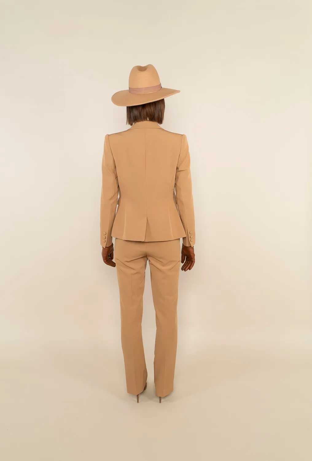 Laboutiek Flair Trouser camel pantalon hoge taille