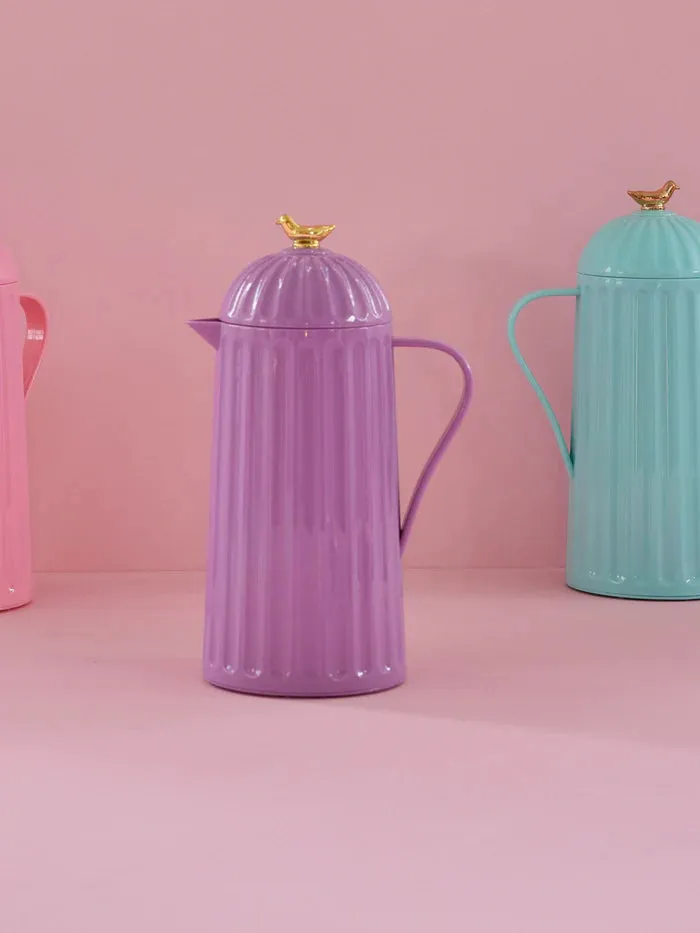 RICE Lavendel thermoskan 1 liter paars 12 uur warm