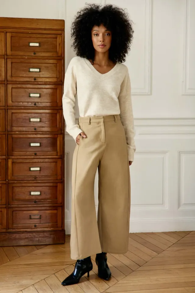 La Petite Etoile Parrel broek beige barrel