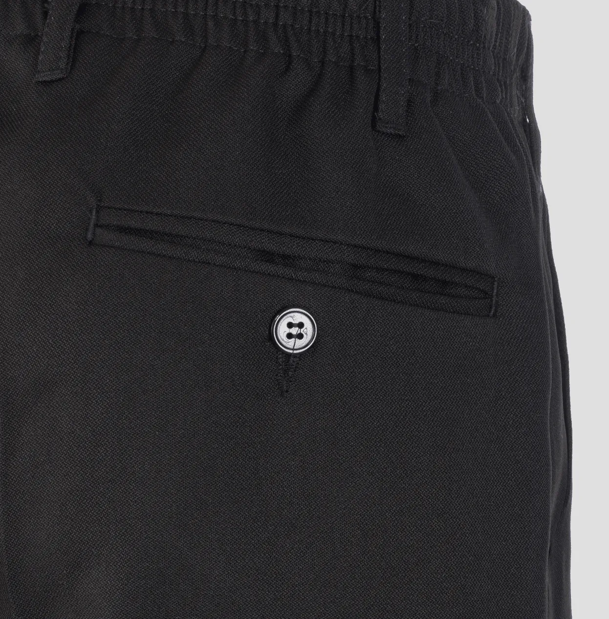 Luigi Morini Amberg herenpantalon zwart polyester