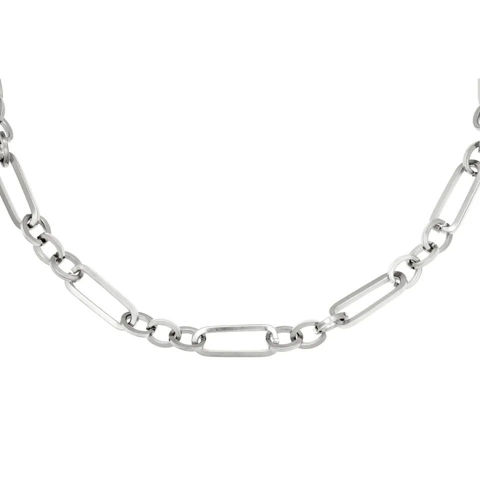 Lovedrunky Funcky Chain ketting zilver grove schakel