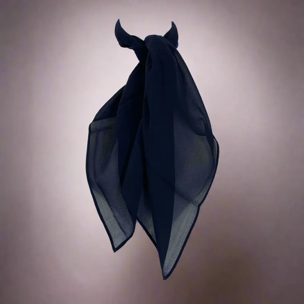 Tatyana Vintage-Inspired Hair Scarf haarsjaal roze blauw polyester
