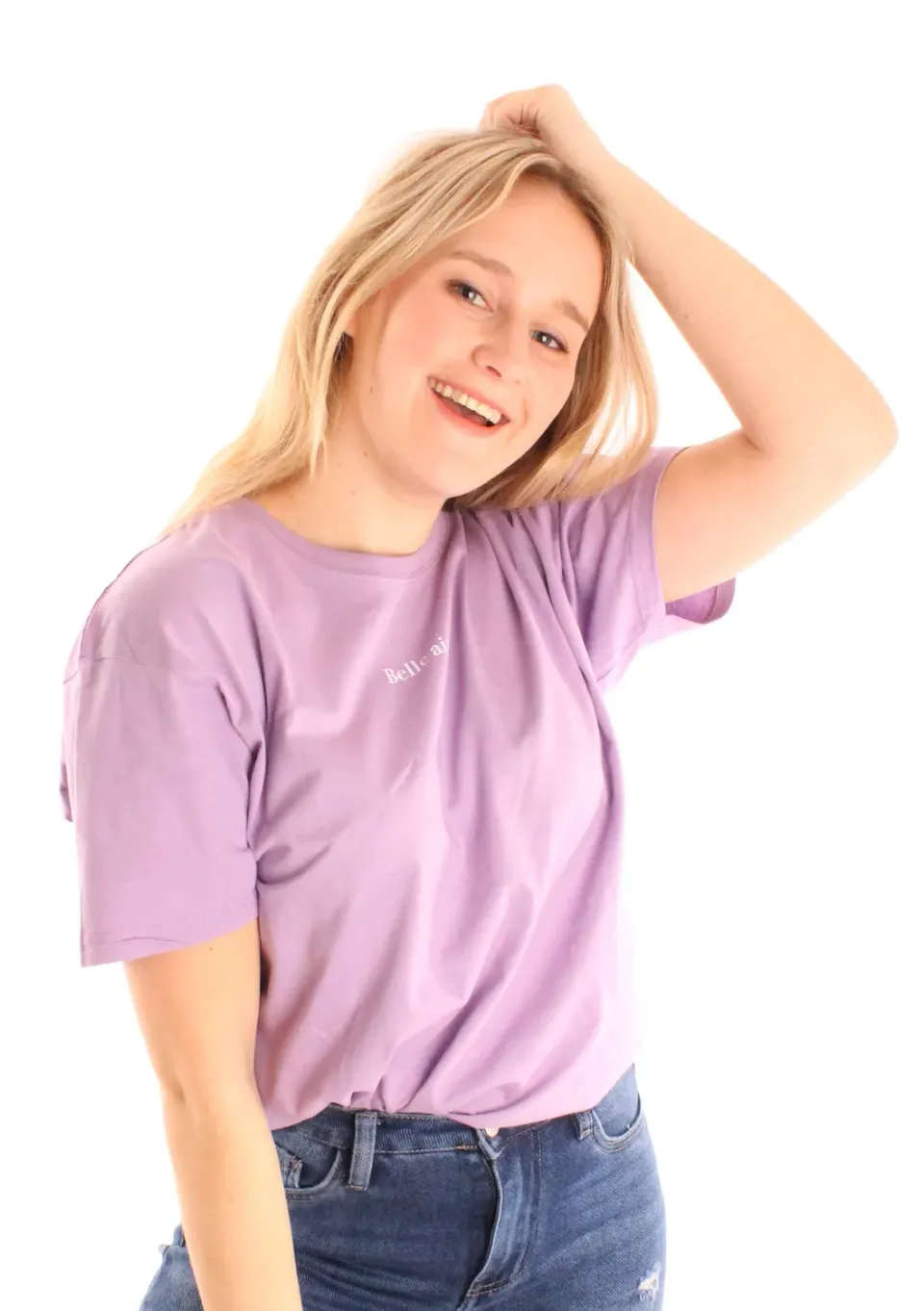 LOVEDRUNKY T-shirt Belle Aime lila shirt XS-XL