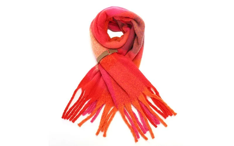 Amiek Mont blanc sjaal colorful polyester 210 cm