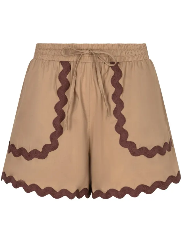 Ydence Jenna short sand katoen 37 cm