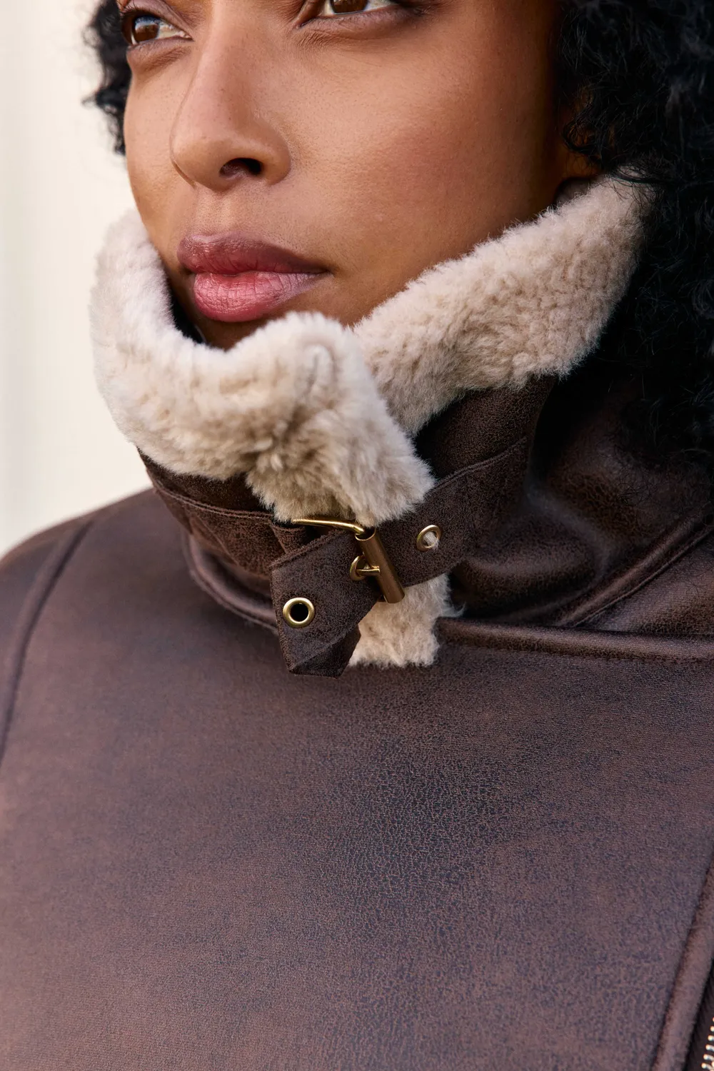La Petite Etoile Noa bomberjas bruin teddy