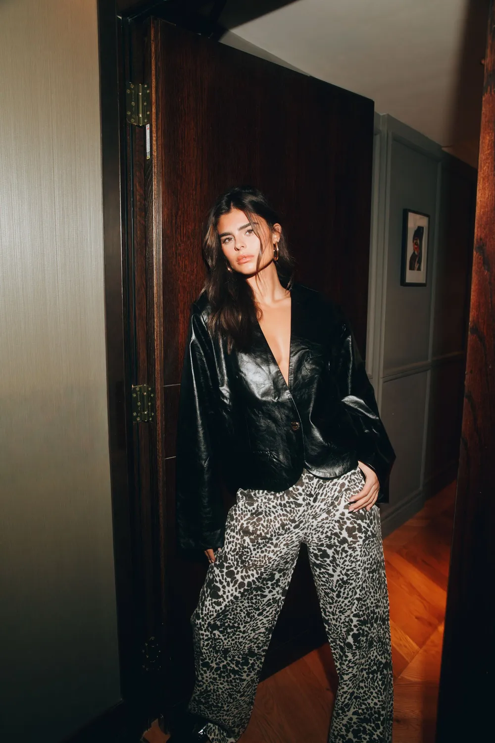 Amiek Refined MEA blazer zwart getailleerd