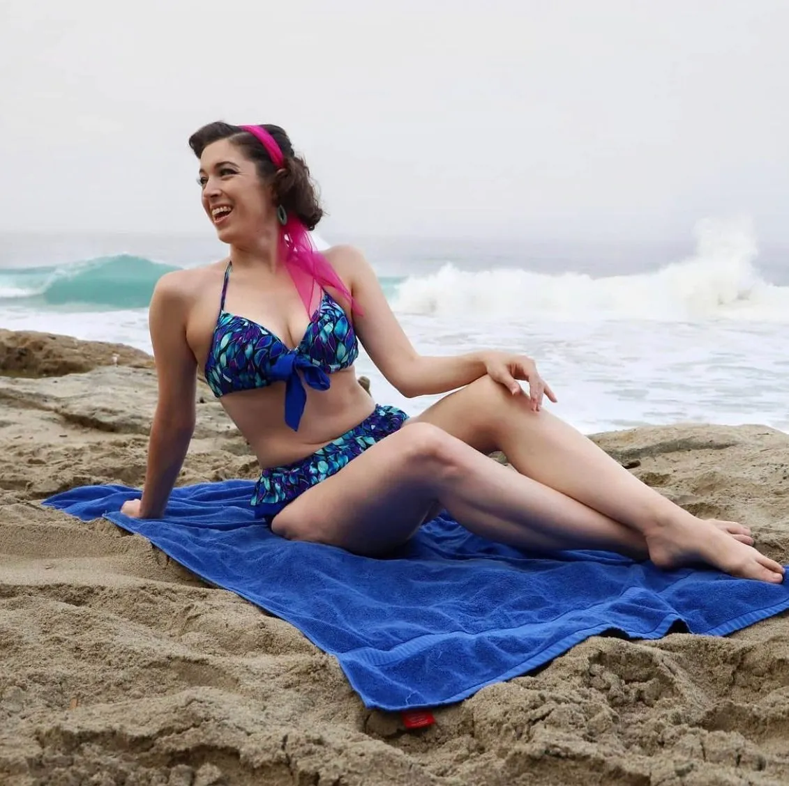 Tatyana Peacock Perfection bikini laag pauwprint