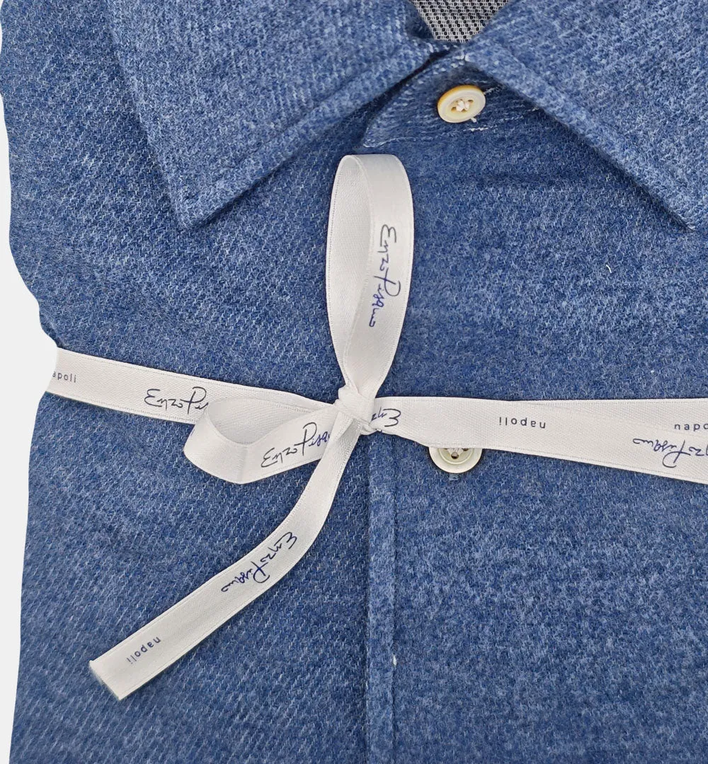 Enzo Pisano 127 Sergio overhemd avion blauw denim