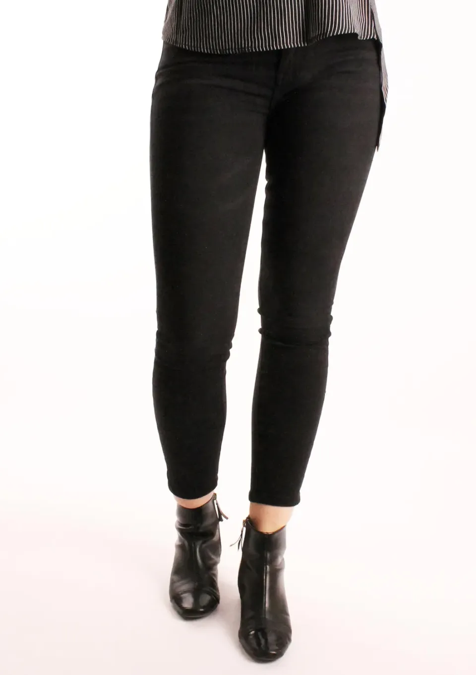 LOVEDRUNKY Queen Hearts Jeans skinny jeans Donkerzwart stretch
