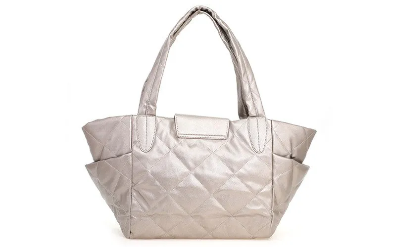 Amiek La Plata Metallic shopper schoudertas goud
