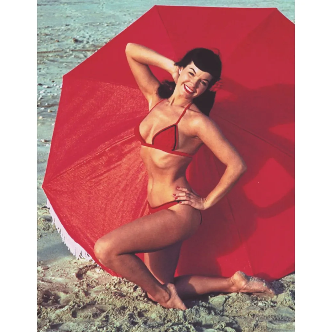 Tatyana Pinup Pictures poster rood bikini