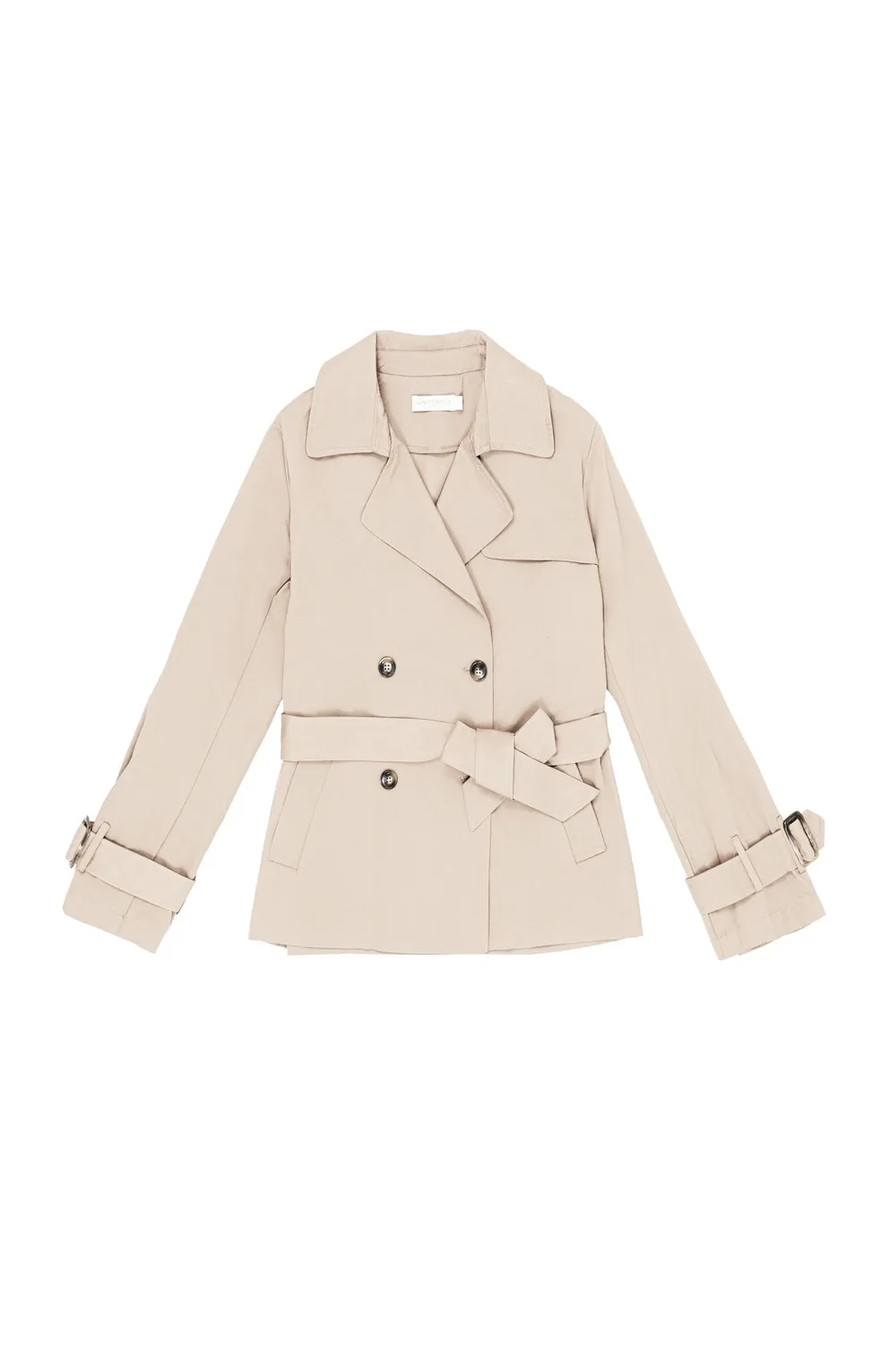 La Petite Etoile Narago trenchcoat beige kort