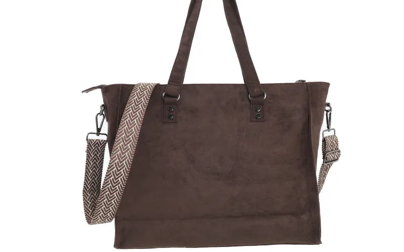 Amiek Riga shopper schooltas browny bruin 45 cm polyester