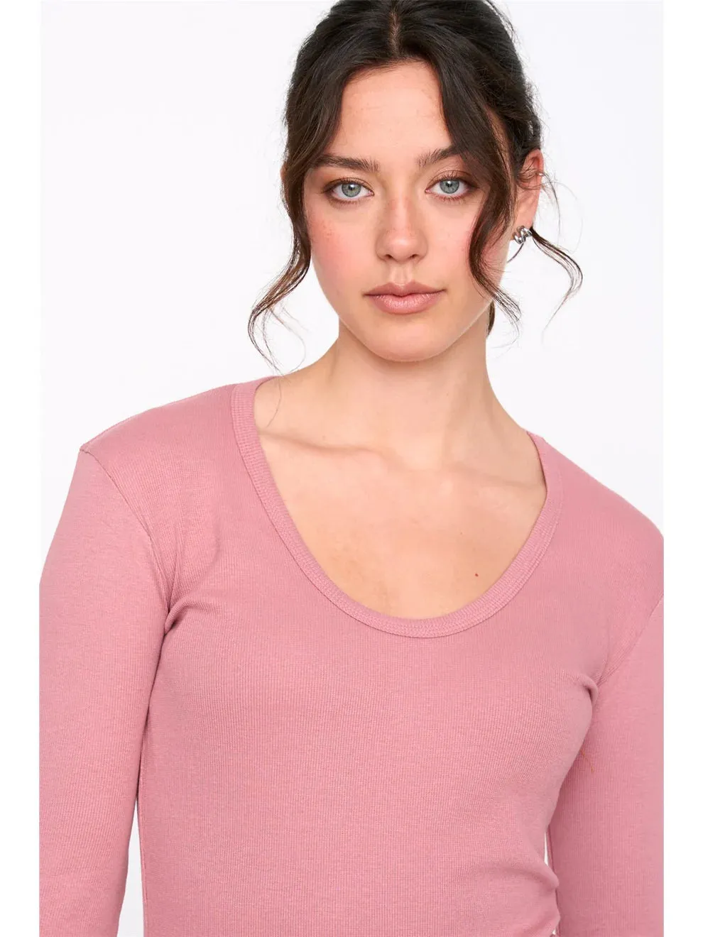 24 Colours shirt katoen oudroze T-shirt