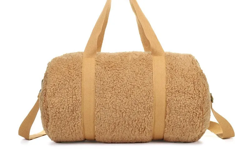 Amiek Portillo weekendtas camel vegan leer