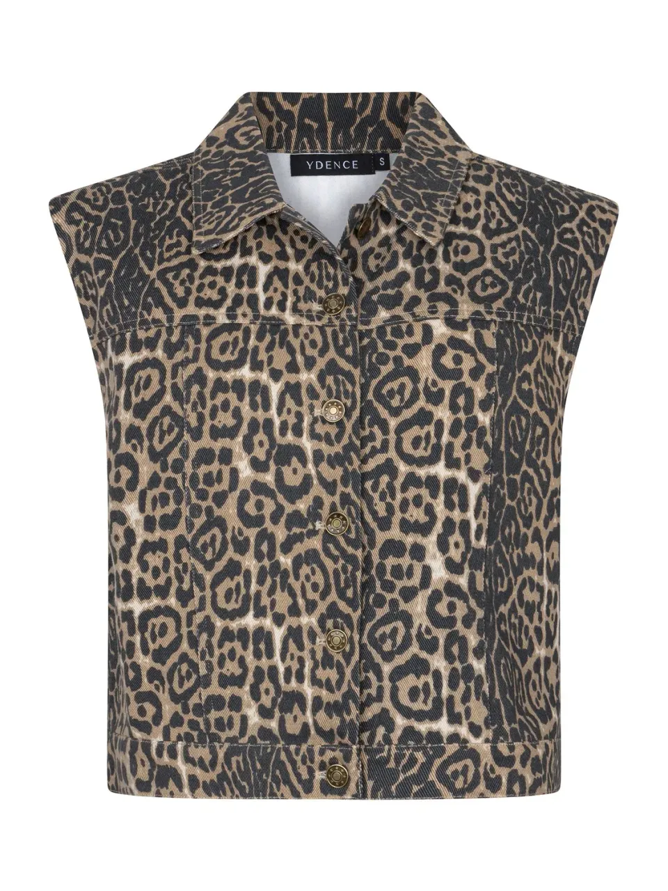 Ydence Tara gilet leopard panterprint XS-XL