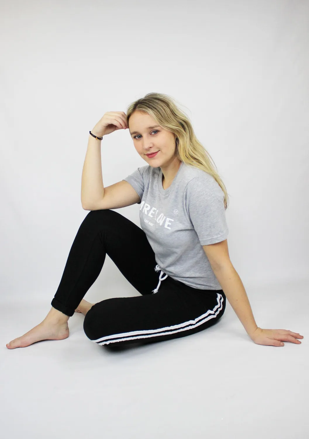 LOVEDRUNKY Stripe jogger zwart zijstreep